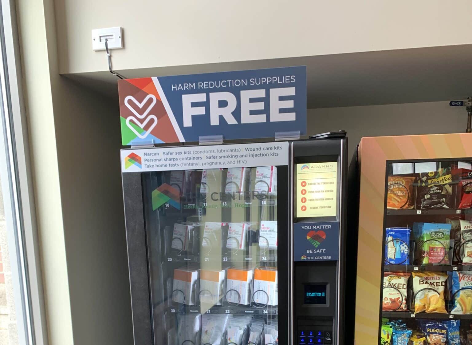 Harm Reduction Vending Machine at Uptown