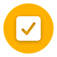 Yellow check icon
